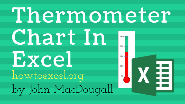 Create A Thermometer Visual To Display Actual Versus Target How To Excel