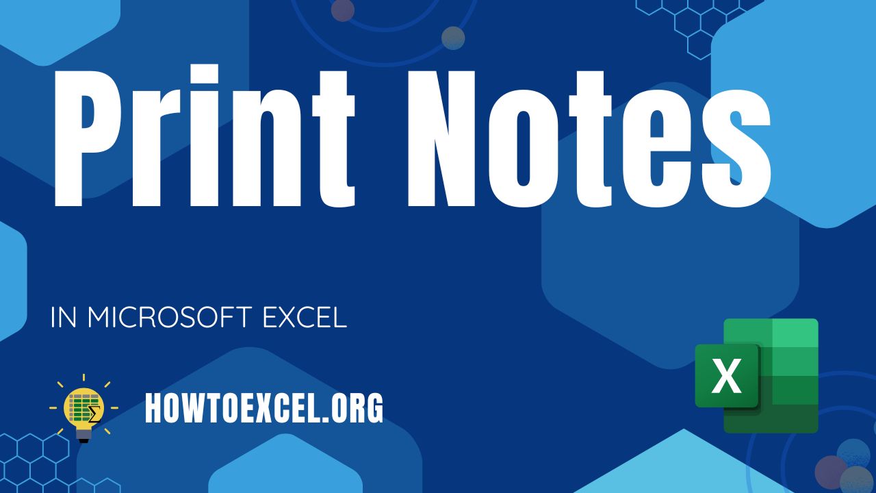 6 Ways To Add a Note in Microsoft Excel | How To Excel
